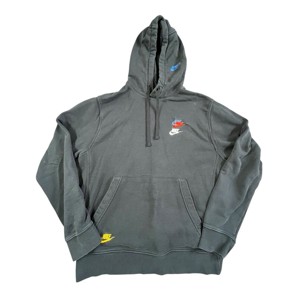 Nike Sportswear Club Fleece French Terry Triple Swoosh Hoodie Men’s Medium NSW